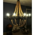 thumbnail image 4 of Large Rope Pendant Lamp - 8 Bulbs, 4 of 5