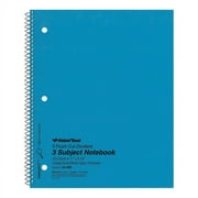 Rediform Kolor Kraft Cover 3 Hole Punched 1-Subject Notebook