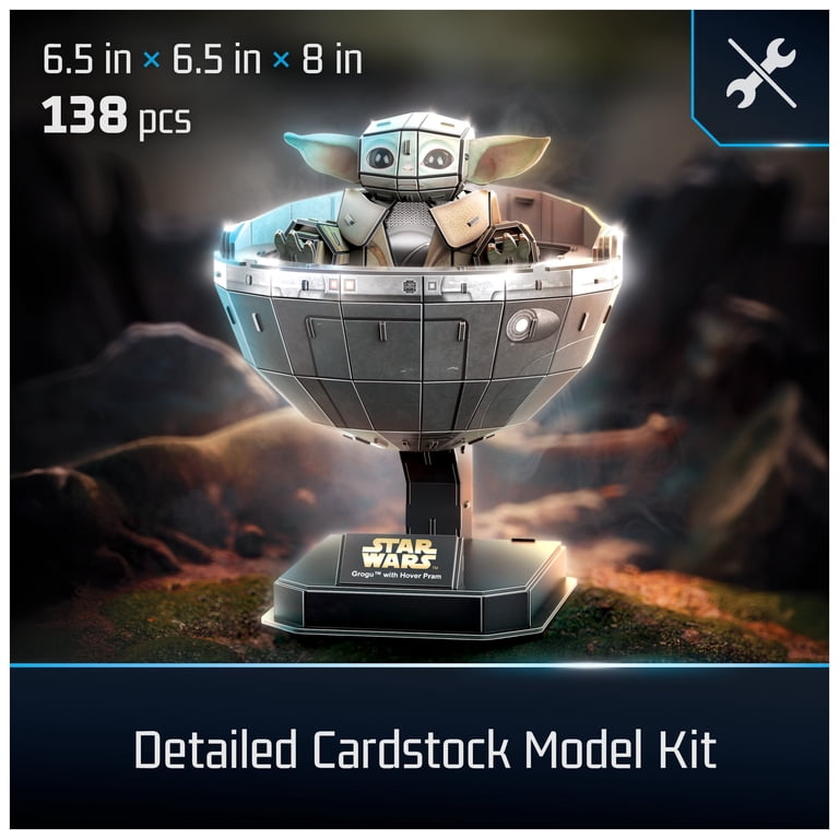 4D Build, Star Wars Grogu in Carrier 3D Puzzle Model Kit, 138