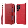 thumbnail image 1 of KT Leather Case Gift compatible Samsung Galaxy S23 Ultra Case Leather Detachable Phone Wallet Shell, 1 of 5