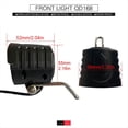 thumbnail image 3 of 2X Ebike Trasero DK336 Set Luz Delantera/Trasera Bicicleta EléCtrica Luces LED SET para 36V 48V 52V 60V, 3 of 5