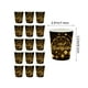thumbnail image 3 of Vajilla desechable de papel, decoraciones navideñas en negro y dorado, vajilla para fiesta temática de Año Nuevo, platos desechables de papel de 18 y 23 cm, vasos de papel y pañuelos, juego de platos, 3 of 6