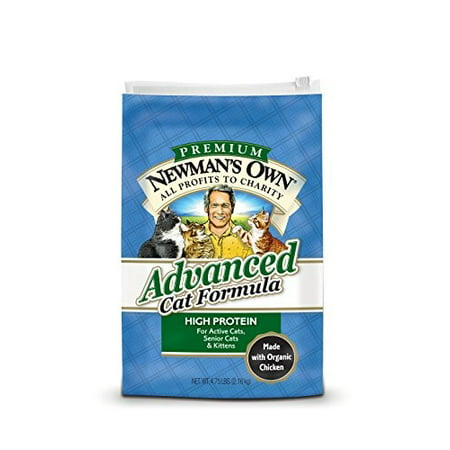 UPC 757645671200 product image for Newman's Own Organics Advanced Formula Chicken Recipe Dry Cat Food, 4.75 lb | upcitemdb.com