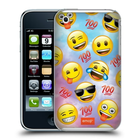 Iphone 3g Holster - OFFICIAL EMOJI SMILEYS HARD BACK CASE FOR APPLE IPHONE PHONES