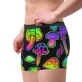 thumbnail image 4 of Kll Bright Mushrooms Men'S Cotton Boxer Briefs Underwear-Large, 4 of 9