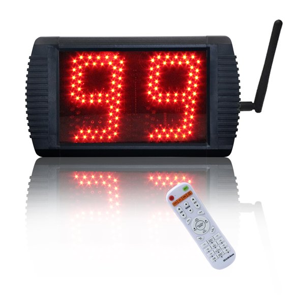 Reloj de tiro de baloncesto con temporizador YZ LED de 5 pulgadas con mando a distancia