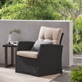 thumbnail image 3 of Outdoor Relaxation Single Sofa with Comfortable Cushions for Patio Garden Deck Lounging, 3 of 9