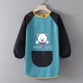 thumbnail image 1 of Mascarilla impermeable de invierno para niños, delantal con estampado de pintura artística para estudio, para comer en la escuela, para guarderías y antipolvo, 1 of 5