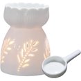 thumbnail image 1 of Essential Oil Burner, Ceramic Candle Burner, Diffuser Candle Holder with Candle Holder, Night Fragrance Lamp, Aromatherapy Diffuser, 1 of 5
