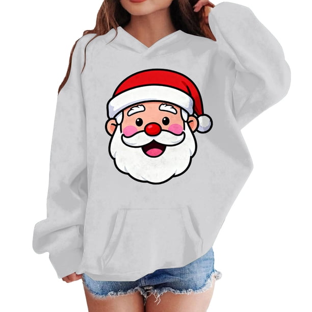 Sudadera con capucha para niñas y niños, sudadera de manga larga con cuello redondo y estampado de moda, jersey con bolsillo, sudadera de poliéster para niñas