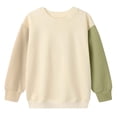 thumbnail image 5 of FAIOROI Kids Color Block Crew Neck Sweatshirt Boys Girls Long Sleeve Casual Pullover 7-8T, 5 of 6