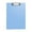 Light Blue, variant on Yhmxh Plastic Clipboards Multiple Colors Clip Boards with Low Profile Metal Clip, Hangable Low Profile Clipboard, Standard A4 Letter Size for Teacher, Doctor, Nurse, Office Clerk (Light Black)