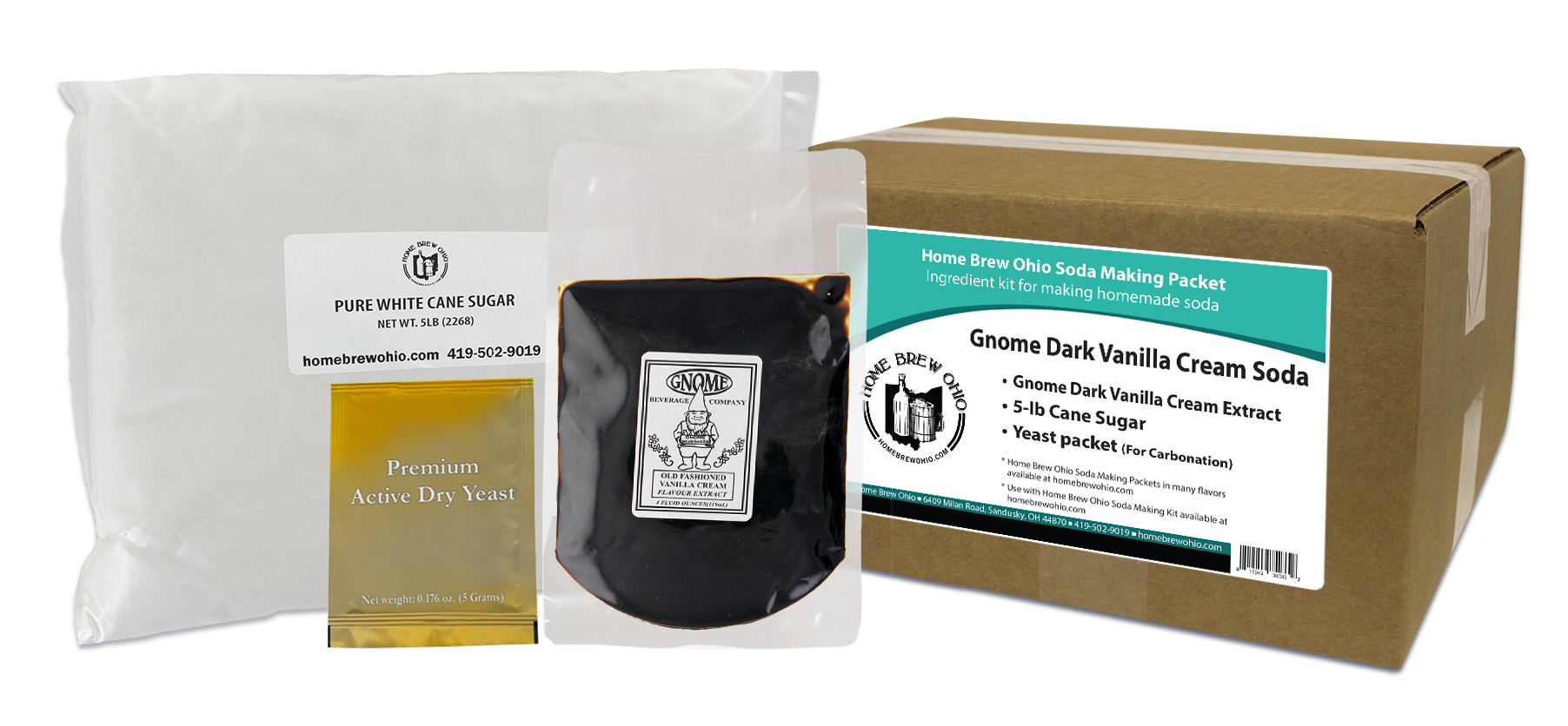 Gnome Soda Extracts Crystal Clear Vanilla Cream Soda Home Brewing