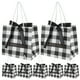 thumbnail image 1 of 10 bolsas a cuadros con asas para comprar dulces, cumpleaños, bodas, regalos de fiesta, bolsas de papel a cuadros, bolsas para guardar dulces para fiestas, 1 of 8