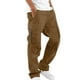 thumbnail image 1 of Ceisia Men's Multi-Pocket Straight Leg Cargo Pants for Outdoor & Casual Wear Brown M Gifts, 1 of 5
