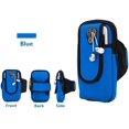 thumbnail image 3 of Brazalete universal para correr, soporte para teléfono celular, brazalete deportivo para correr, fitness y entrenamiento de gimnasio, compatible con iPhone X/8/7/6/Plus, Samsung Galaxy S9/S8/S7/S6/Edge/Plus y LG, negro MFZFUKR YZY249-2, 3 of 5