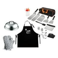 thumbnail image 4 of Accesorios para Barbacoa 18x Strade Fareast Limited Espátula de drenaje largo juego de prensa para hamburguesas juego de Tapa Plana para pescar, 4 of 8