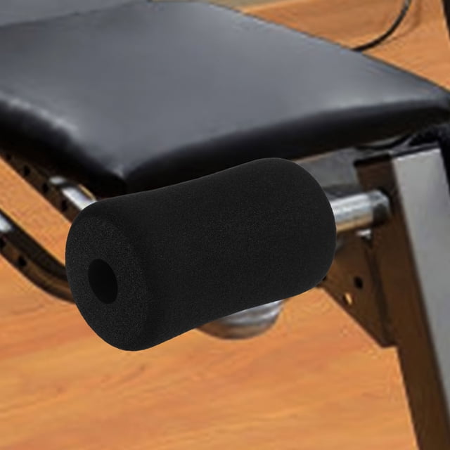 HAMPPLIES 6 Pcs Rouleaux de Coussinets en Mousse Noire pour Réduction de Tension dans l'Équipement d'Exercice