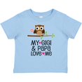 thumbnail image 3 of Inktastic My Gigi and Papa Love Me Granddaughter Girls Baby T-Shirt, 3 of 5