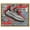 Gold Frame, variant on Brick Wall Sneaker Grind Canvas Urban Sneaker Art by Art Remedy, Gold Frame, 45" x 36"