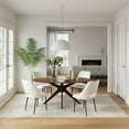 thumbnail image 3 of Pemberly Row Boucle Upholstered Seat and Back Side Chair (Set of 2) in White, 3 of 7