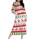 thumbnail image 2 of Batas para mujer, camisón con estampado navideño y camisón de invierno con cremallera y bolsillos, pijama holgado para mujer, 2 of 9