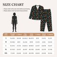 thumbnail image 4 of Bingfone Womens Pajama Sets Solar System Planets Space Print,Long Sleeve Loungewear Pajamas Set-Medium, 4 of 8