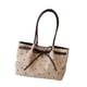 thumbnail image 4 of Bolso de hombro para mujer, moderno, portátil, para llevar debajo del brazo, ideal para ir al trabajo, vacaciones o fiestas. Beige, 4 of 9