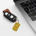 thumbnail image 7 of Uemuo Dinosaur Pattern Rectangular Metal Keychain - Durable, Stylish, and Personalized Key Ring for Men and Women,Engraved Keychain,Gift Slim Sturdy Keychain, 7 of 7