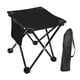 thumbnail image 3 of Taburete de camping portátil, plegable, para picnic, multifunción Negro, 3 of 9
