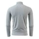 thumbnail image 4 of Ropa interior térmica de cuello alto para hombre, ideal para el invierno: jersey de manga larga, tejido suave y transpirable, bajo redondeado, tallas reales, ideal para el día a día y el trabajo., 4 of 4