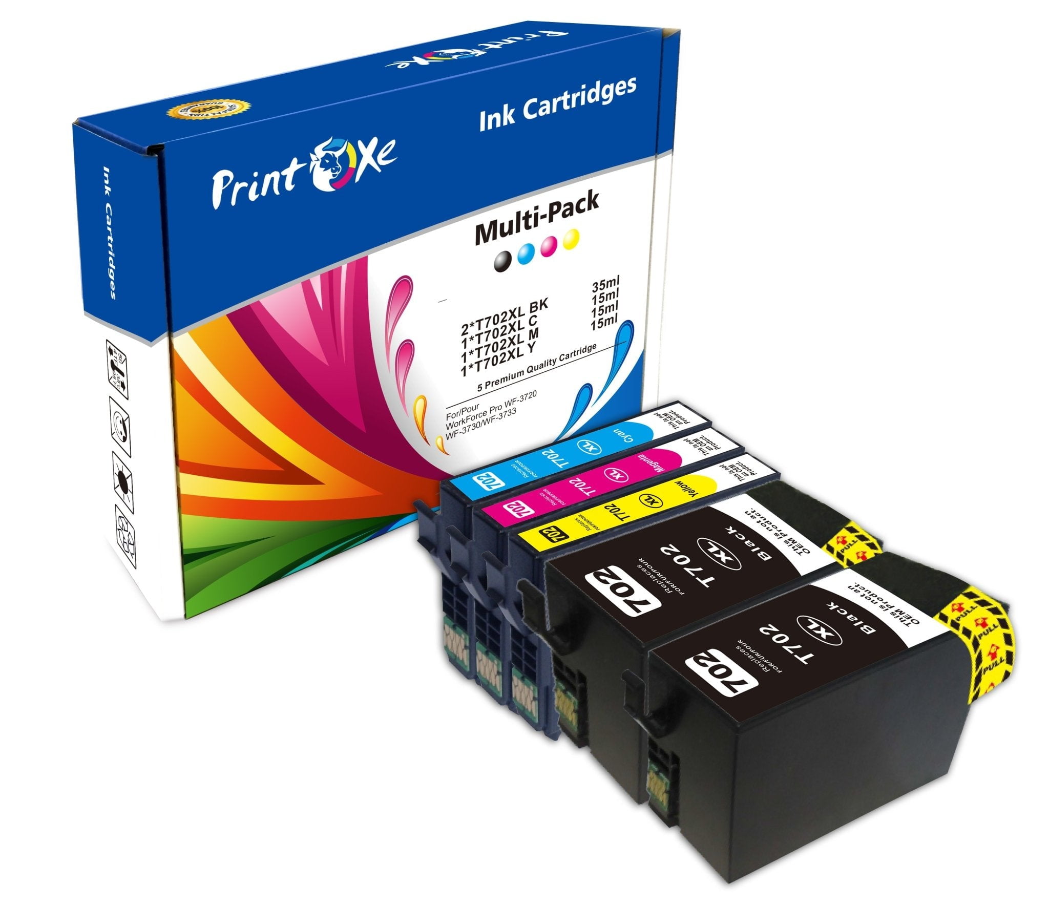 702 for Epson WorkForce Pro WF-3720 