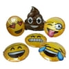 Emoji Plastic Masks 6 Ct Party Mask Favors