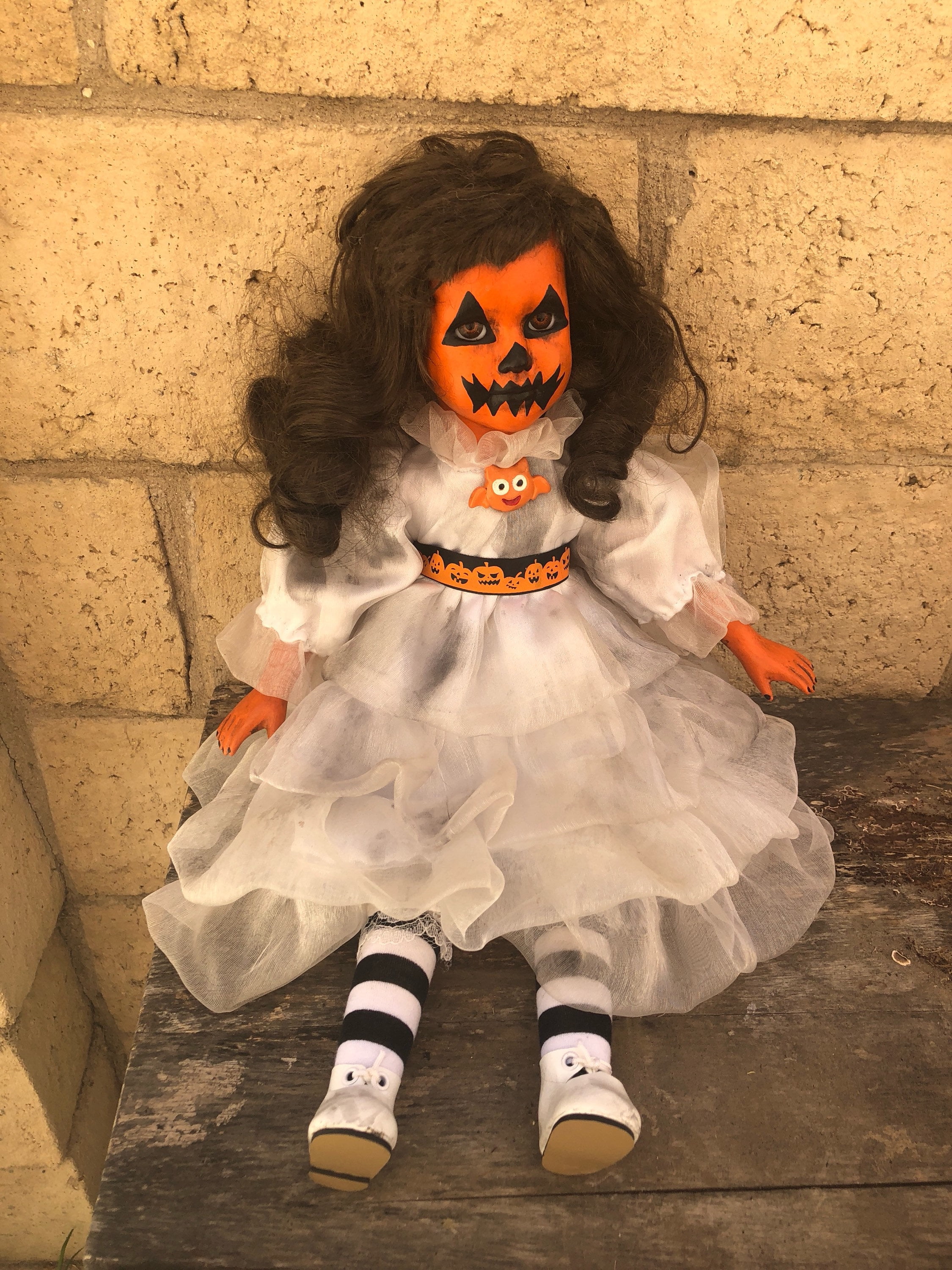 halloween porcelain doll