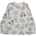 thumbnail image 4 of Disney Princess and Minnie Mouse Long Sleeve Tees 3 Pack, Princesses Minnie Mouse Long Sleeve T-Shirt 3-Pack Bundle Set for Girls (Size 2T-7), 4 of 12