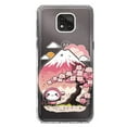 thumbnail image 1 of MUNDAZE Motorola Moto G Power 2021 Shockproof Clear Hybrid Protective Phone Case Kawaii Manga Pink Cherry Blossom Fuji Mountain Mochi Girl Cover, 1 of 5