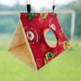 thumbnail image 4 of Casa de Nido de Pájaro triangular colgante hamaca ligera para hámster Wdftyju loro cama para dormir cabaña de felpa cálida accesorios para dormir para mascotas, 4 of 8