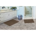 thumbnail image 2 of Garland Rug Queen Cotton 2 Piece Washable Bath Rug Set Chocolate, 2 of 5