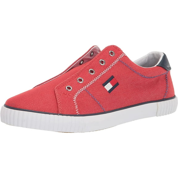 Tommy Hilfiger Womens Ewon Sneaker 7.5 Red