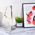 thumbnail image 6 of Purse Display Stand Set 2 Pack Metal Adjustable Height Handbag Rack Single Hook Holder for Boutique Store Silver, 6 of 6