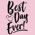 thumbnail image 2 of Girl's Mickey & Friends Best Day Ever!  Graphic Tee Light Pink Small, 2 of 4