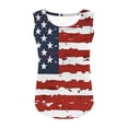 thumbnail image 6 of Freshbabe Girls Peplum Tank Tops, Sleeveless Ruffle Hem Blouses, Summer Casual Tops for Kids, 4th Of July Party, 6 of 6