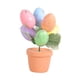 thumbnail image 5 of Decoración de Pascua, jarrón de espuma de huevo de Pascua, adornos falsos de primavera, ramo de flores artificiales para fiesta, boda, hogar , huevo 17cmx7cmx7cm, 5 of 8