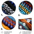 thumbnail image 3 of Designart "Tribes Samburu African Beadwork I" African Tribes Metal Wall Art, 3 of 5