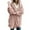 Pink-sherpa coat women, variant on Dazajoo Fleece Jacket Women Winter Oversized Hooded Fuzzy Open Front Cardigans Fluffy Sherpa Hoodies with Pockets,Brown,XXL