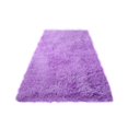 thumbnail image 4 of AuroraX Non-Slip Backing Bath Rug Mat Purple Soft Cute Shaggy Bathroom Rug 31x62 Inch Thick Art Deco Solid, 4 of 4