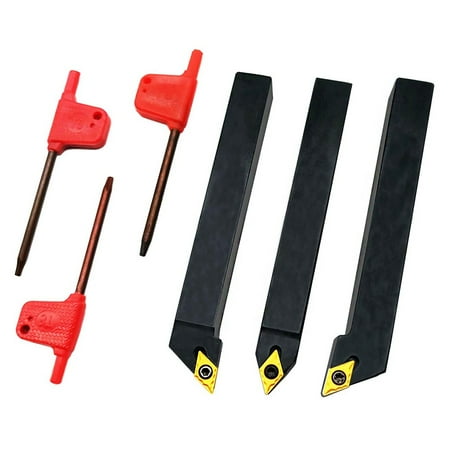 

Holder SDNCN1212H07+SDJCL1212H07+ SDJCR1212H07 3PC DCMT21.51 Carbide Insert