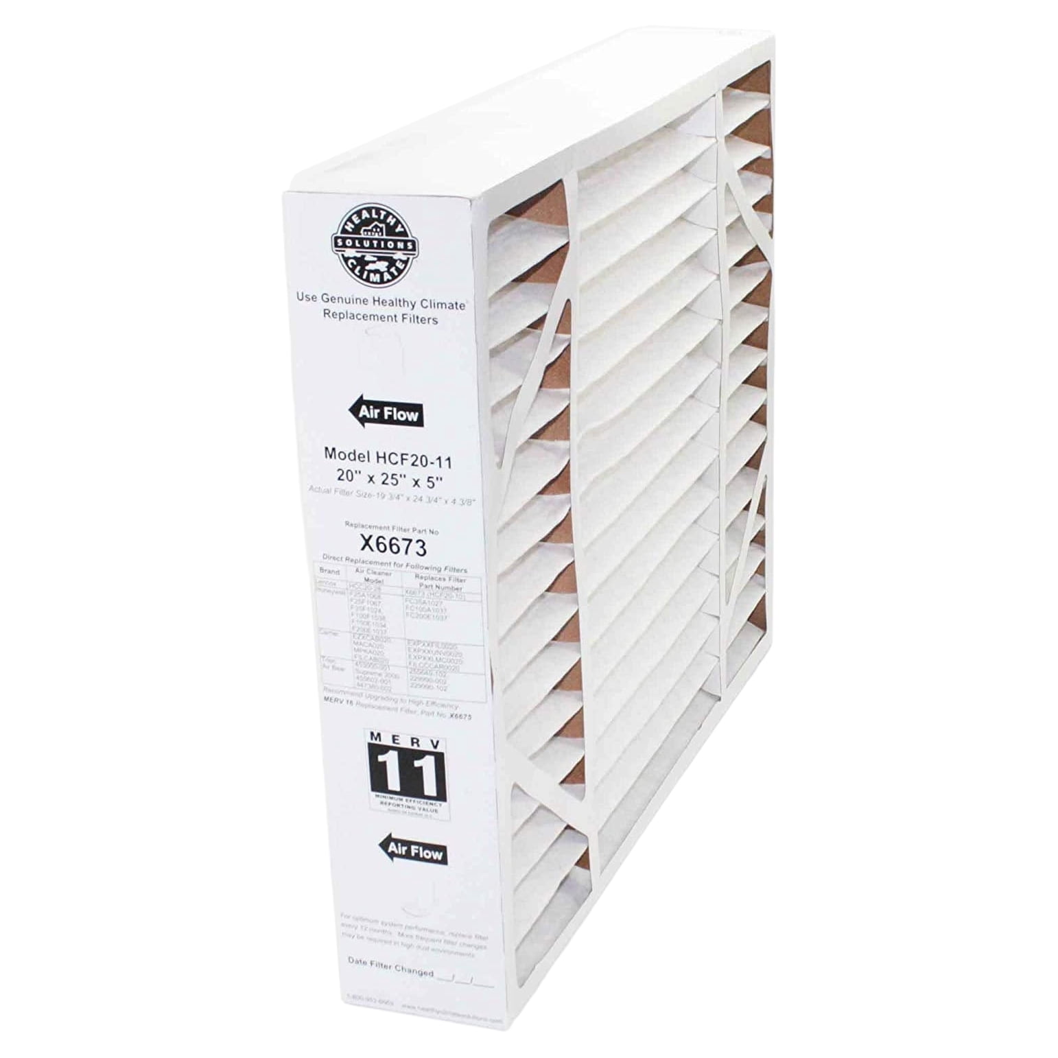 Lennox Healthy Climate 20x25x5 x6673 MERV 11 Box Filter