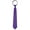 Purple, variant on INSPIRE CHIC Men's Pretied Zipper Ties Solid Color Satin Shine Neckties Formal Casual Yellow
