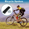 thumbnail image 2 of Unique Bargains Bike Wheel Spokes Carbon Steel 1 Set Black,160mm, 2 of 7